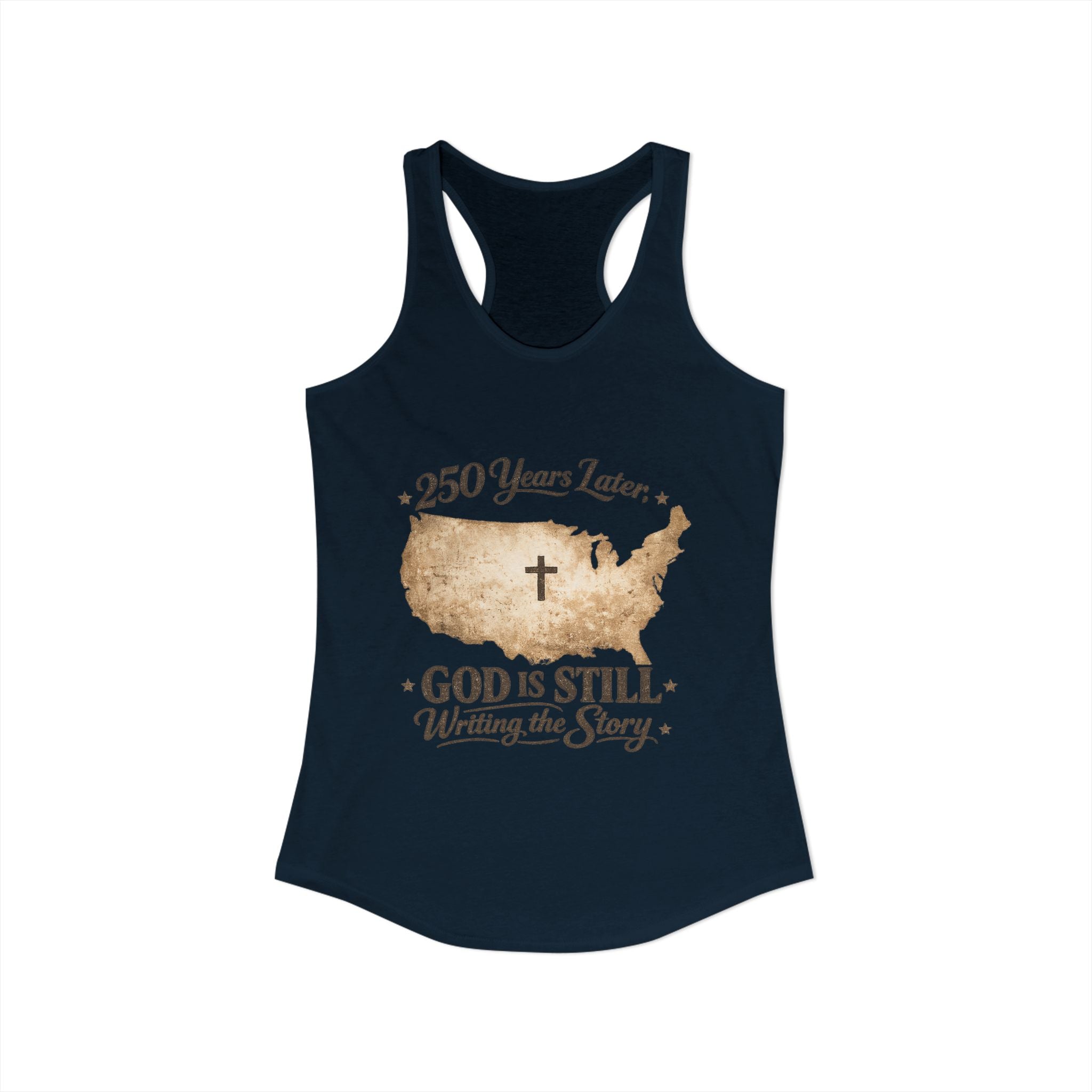 250 Years Later — God Is Still Writing the Story” Christian Patriotic Razorback Tank