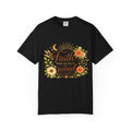 Faith Made Me Do It Scared T-Shirt — Floral Inspirational Christian Tee