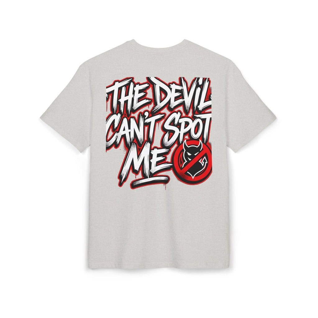 Oversized Tee — "The Devil Can't Spoil Me" Graphic Streetwear