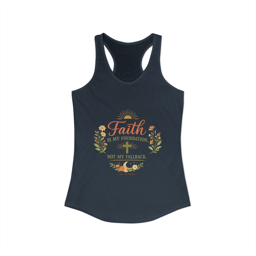 Faith is my foundation not my fallback Tank