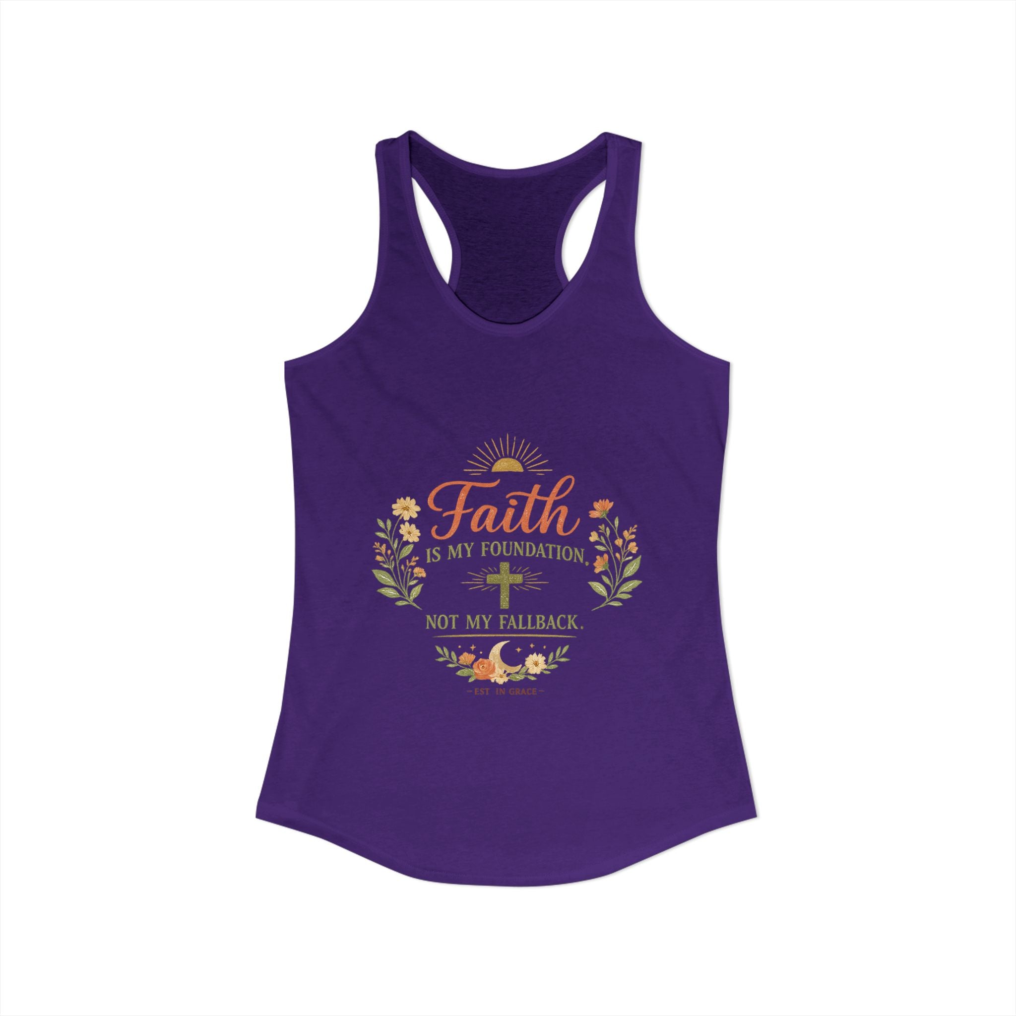 Faith is my foundation not my fallback Tank